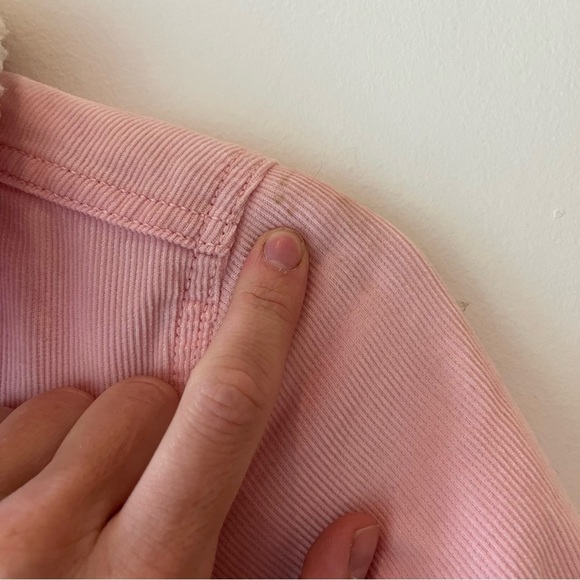 GAP Kids Pink Corduroy Sherpa Lined Jacket Size S (6–7) – Faux Shearling Collar - Picture 14 of 16